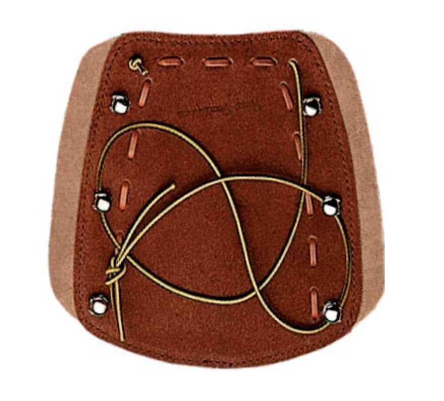 Armguard suede for archery traditionally by Neet junior and senior